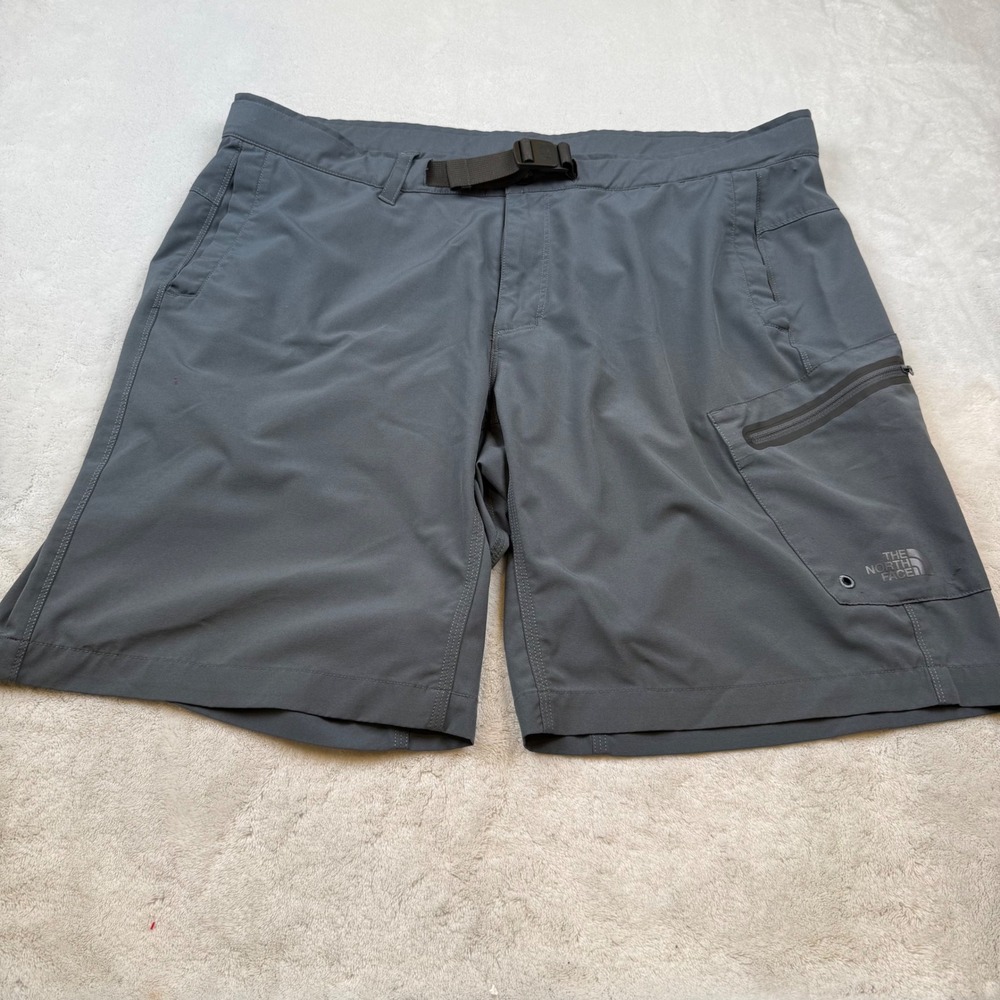 The North Face Mens Regular‎ 40 Gray Hybrid Hiking Cargo Utility Shorts